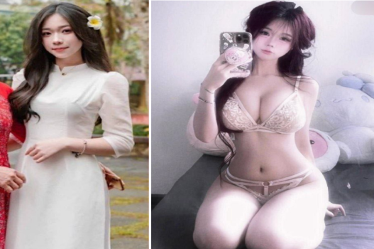 Sex nữ sinh chân dài háng rộng hấp dẫn