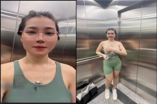 Sex Việt Nam Lan Anh oral sex cho fan ngay thang máy